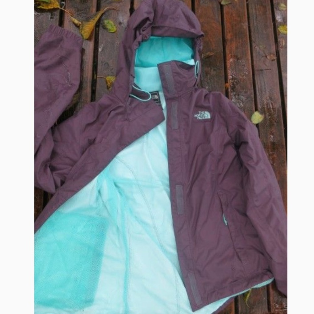 north face rain jacket